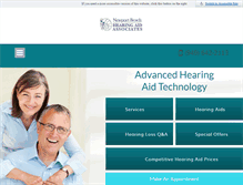 Tablet Screenshot of newportbeachhearingaid.com